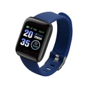 BRAZALETE SMARTWATCH MODELO 116 PLUS COLOR NEGRO / BLUETOOTH /
MONITOREO DE SUEÑO, PERDIDA DE CALORIAS, PRESION DE
SANGRE, LLAMADAS Y MENSAJES / PANTALLA TACTIL / MATERIAL
SUAVE DE GRAN CALIDAD / BATERIA DE LARGA DURACION