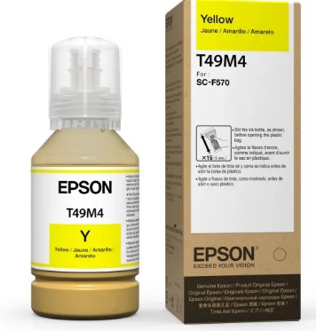 TINTA YELLOW DE SUBLIMACION T49M4 | PARA IMPRESORA DE SUBLIMACION EPSON SUCRECOLOR F170-F570 | MARCA EPSON