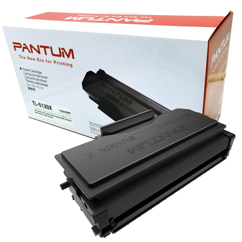 CATURCHO DE TONER | MODELO TL-5120XEV | COLOR NEGRO |COMPATIBLE CON LAS IMPRESORAS BP5100DN, BP5100DW, BM5100ADN, BM5100ADW, BM5100FDN, BM5100FDW | MARCA PANTUM