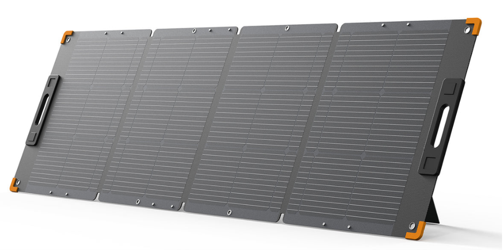 PANEL SOLAR PORTATIL, 200W, PLEGABLE, TIPO DE CÉLULA: MONOCRISTALINA, IP67, DIMENSIONES 61 X 222CM Y 61CM X 61CM (DOBLADO), MARCA PECRON