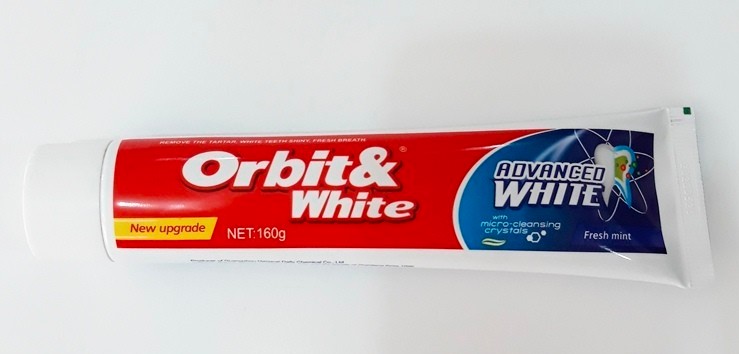 CREMA DENTAL SABOR A MENTA/ 125 GR / MARCA ORBIT&WHITE