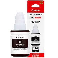 TINTA GI-190 PARA PIXMA G1100 / G2100 / G3100 COLOR NEGRO MARCA CANON