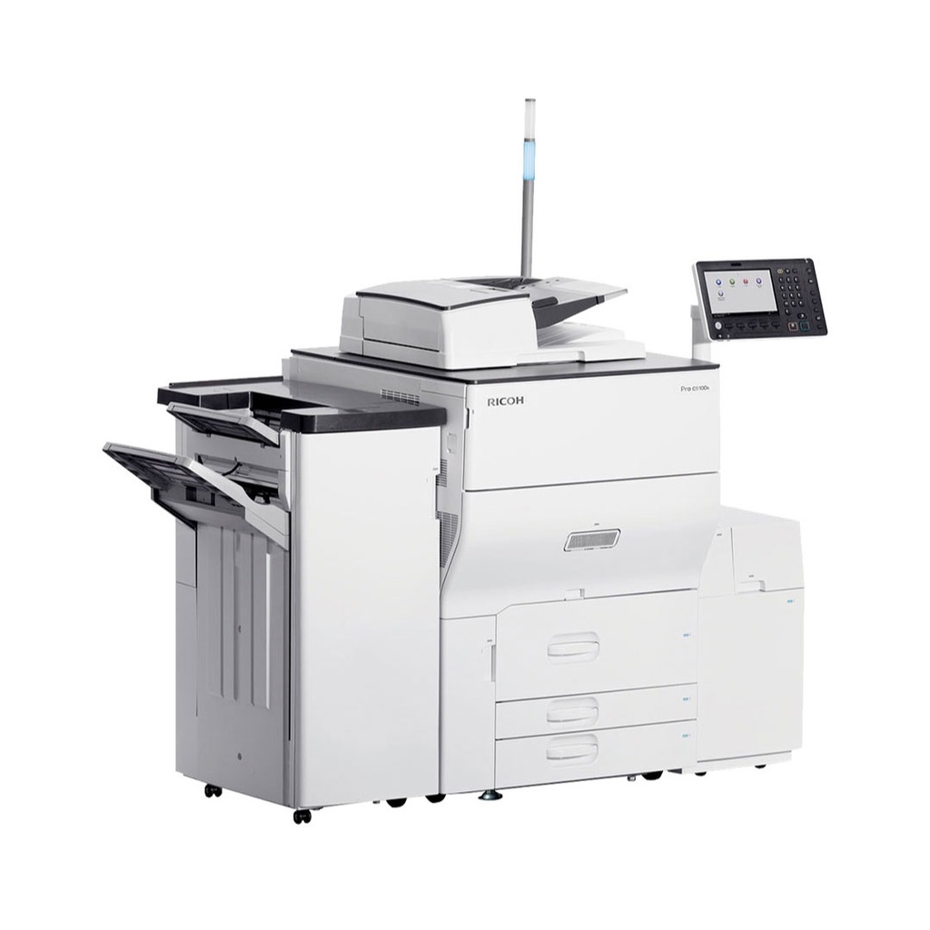 FOTOCOPIADORA MULTIFUNCIONAL MODELO C5100S, LÁSER COLOR, VELOCIDAD DE IMPRESIÓN COPIA: 65 PAGINAS POR MINUTO. IMPRESIÓN, COPIA, ESCANEO, 4 BANDEJAS, RESOLUCIÓN HASTA 1200 X 4800 PPP, MARCA RICOH