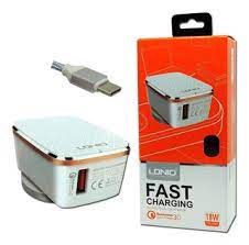 [CVLDNIO-01] CARGADOR VIAJERO LDNIO  /18 W / MODELO A-1204Q / CON CABLE USB A MICRO USB