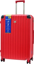 [GY5-11210428-LARGE] MALETA VIAJERA GRANDE//28 PULGADAS//DIMENSIONES: 75X51,5X31 CM//CAPACIDAD 40 KG//CORREAS ELASTICAS//CERRADURA DE 3 DIGITOS (TSA LOCK)//RUEDAS ROTATIVAS 360º//MATERIAL ABS//COLOR ROJO//MARCA GOODYEAR