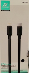 [PNC-C05-CL-1M] CABLE DE DATOS, RAPIDA, 27W, LIGHTNING A USB C, 1 METRO DE LARGO. MARCA PHONENCIA