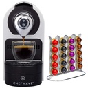 MAQUINA DE ESPRESSO / COMPATIBLE CON CAPSULAS NESPRESSO /
COLOR BLANCO / INCLUYE SUJETA CAPSULAS Y 2 COPAS DE VIDRIO
PARA TUS ESPRESSOS / MARCA CHEFWAVE