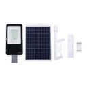REFLECTOR LED CON PANEL SOLAR 300W// PANEL DE 12 VOLTIOS// RESITENTE A LA LLUVIA// INCLUYE CONTROL REMOTO// MARCA LUMAT