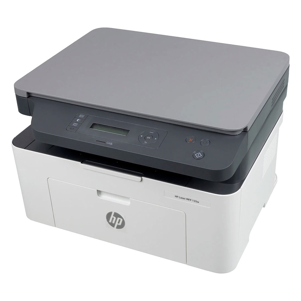 IMPRESORA MULTIFUNCIONAL DE LASER HP // MODELO 135W //
COPIADORA, IMPRESORA, ESCANER // CALIDAD HASTA
1200x1200DPI // PANTALLA LCD // CARTUCHOS DE TONER HP 105A
// CON WIFI // BANDEJA DE ENTRADA 150 HOJAS // CALIDAD DE
ESCANER 600x600DPI // HASTA 20 COPIAS POR MINUTO