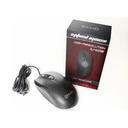 MOUSE USB MODELO U-M01// 3D 1200 DPI// CABLE 1.4M//COLOR NEGRO// MARCA U