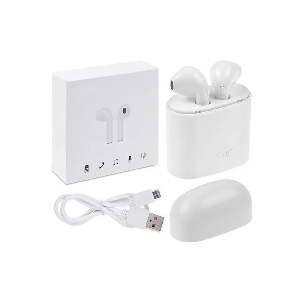 AUDÍFONOS INALAMBRICOS VERSIÓN BLUETOOTH V4.2+ EDR /FRECUENCIA 2.4-2.48GHZ /COLOR BLANCO//  DISTANCIA DE TRANSMISIÓN 10MTR