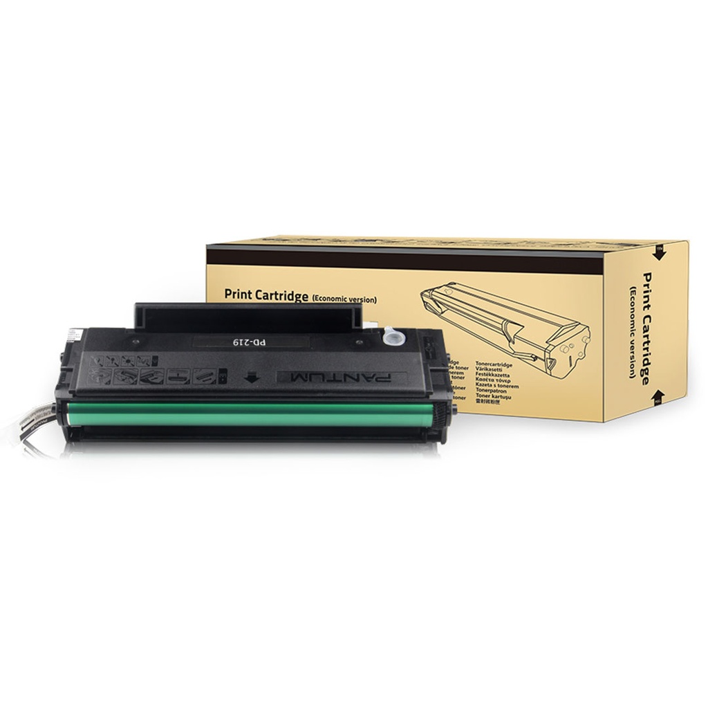 CARTUCHO DE TONER MODELO PD-219 ORIGINAL // COLOR NEGRO // P2509，P2509W，M6509，M6509NW，M6559N，M6559NW，M6609N，M6609NW，M6559// APROX. DE 1600 PAGINAS // MARCA PANTUM