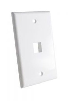 FACEPLATE 1 PUERTOS RJ45