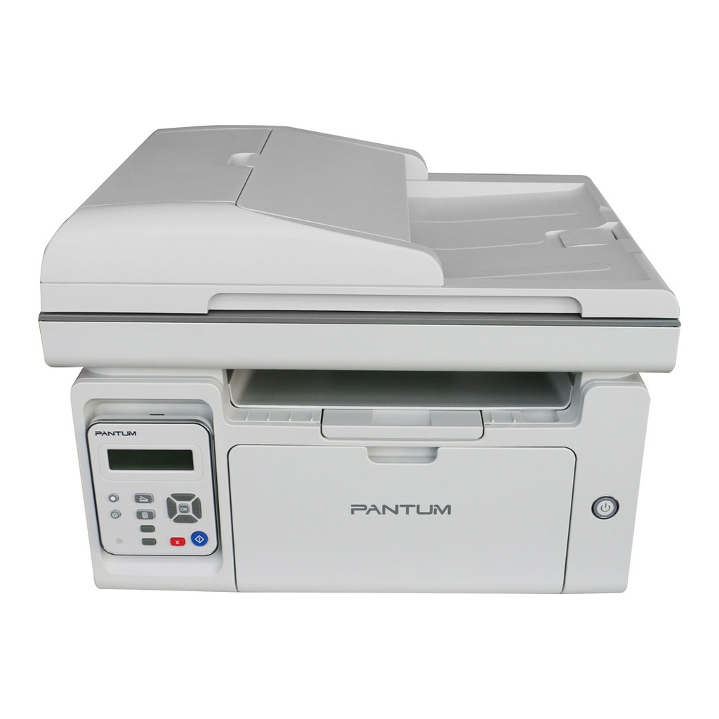 IMPRESORA MONOCROMÁTICA MULTIFUNCIÓN WIFI MODEL M6559NW | PROCESADOR DE 600 MHZ MÁS MEMORIA DE 128 MB | CUENTA CON ALIMENTADOR (ADF) | VELOCIDAD IMPRESIÓN 22 PPM (A4) | 23 PPM (CARTA) | RESOLUCIÓN (DPI) MAX.1200 X 1200 | DUPLEX MANUAL | FUNCIONES DE COPIADORA: COPIA DEIDENTIFICACIÓN, COPIA DE RECIBO, COPIA N-UP, COPIA DE CLONACIÓN | TAMAÑO DE SCANNER 216X297 MM (FLATBED), 216X356MM (ADF) | CARTUCHO TONER PD-219 SERIES | MARCA PANTUM