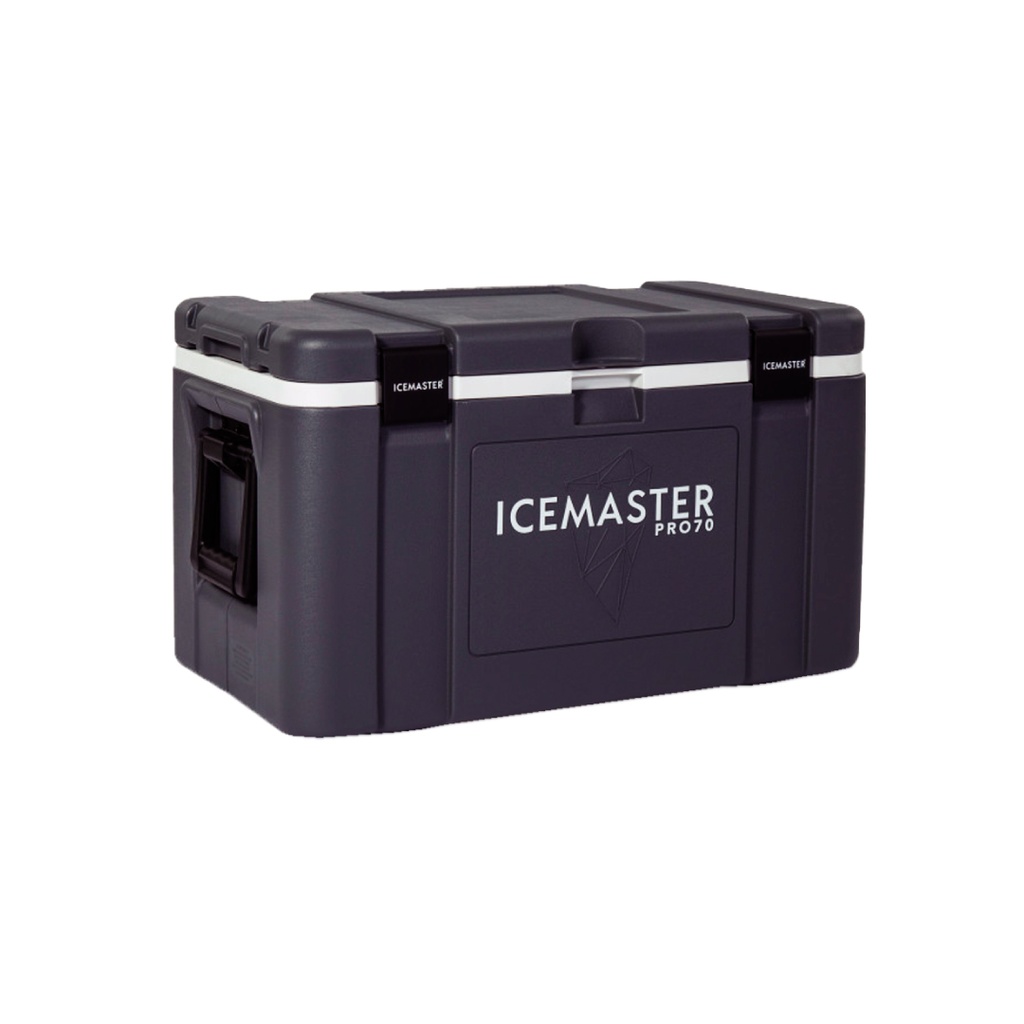 CAVA DE HIELO / MARCA ICE MASTER / MODELO BLACKPRO 70
LITROS / CUBIERTA DE POLIURETANO 50MM GROSOR / CON ABRE
BOTELLAS / CON SELLADOR DE SILICONA / VALVULA PARA VACIADO/ CON ASAS PARA TRANSPORTE