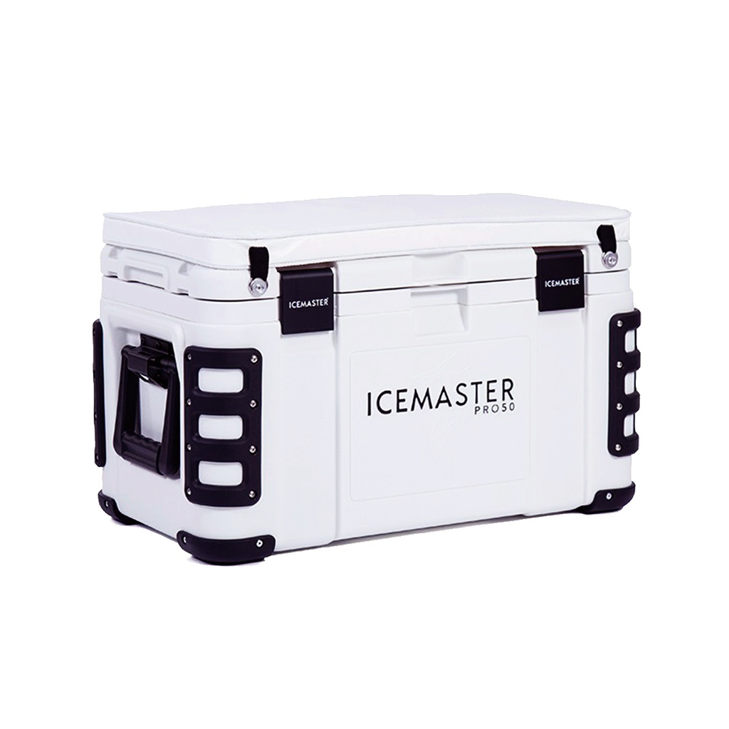 CAVA DE HIELO / MARCA ICE MASTER / MODELO WHITEPRO 50
LITROS / CUBIERTA DE POLIURETANO 50MM GROSOR / CON ABRE
BOTELLAS / CON SELLADOR DE SILICONA / VALVULA PARA VACIADO
/ CON ASAS PARA TRANSPORTE / CUBIERTA DE PROTECCION /
INCLUYE ASIENTO.