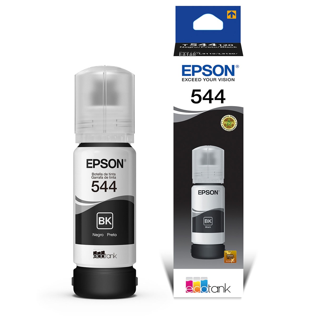 TINTA T544120 EPSON 65ML // COLOR NEGRO // COMPATIBLE CON L3210 L1110, L3110, L3150, L5190