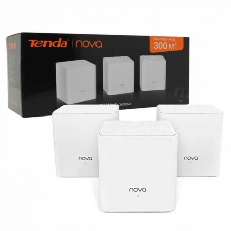 SISTEMA WI-FI DE DOBLE BANDA AC1200 MESH (2.4GHZ Y 5GHZ) /
2 ANTENAS DE 3DBI / MESH WI-FI LE PERMITE CONECTAR HASTA 80
DISPOSITIVOS INALÁMBRICOS / LOS NODOS CUBREN MÁS DE 110
METROS CADA NODO / PAQUETE DE 3 LE BRINDA HASTA 325
METROS CUADRADOS DE ALCANCE WIFI / TECNOLOGÍA MU-MIMO/ PUERTOS GIGABIT / MARCA TENDA