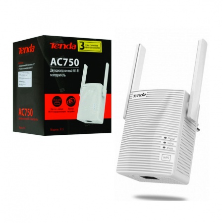 EXTENSOR DE RANGO UNIVERSAL INALÁMBRICO DOBLE BANDA AC750 / VELOCIDAD WIFI EN 2.4GHz DE 300 Mbps Y EN 5GHz DE 433Mbps / 2 ANTENAS EXTERNAS POTENTES DE 2DBI PARA 200 METROS CUADRADOS / LED INTELIGENTE PARA UBICAR LA SEÑAL MÁS ÓPTIMA / COMPATIBILIDAD UNIVERSAL PARA TODO TIPO DE MARCAS / MARCA TENDA
