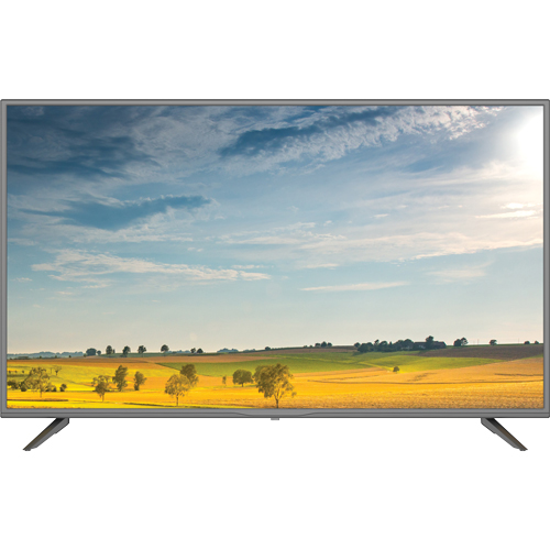 TELEVISOR LED DE 43" PULGADAS / TV CON RESOLUCION DE 1080P / TIEMPO DE RESPUESTA: 8MS / 3 PUERTO HDMI, 1 USB, 1 PUERTO VGA, 1 PUERTO AUDIO, 1 PUERTO YPBPR / MONTURA VESA / MARCA SANSUI / MODELO S43P28F