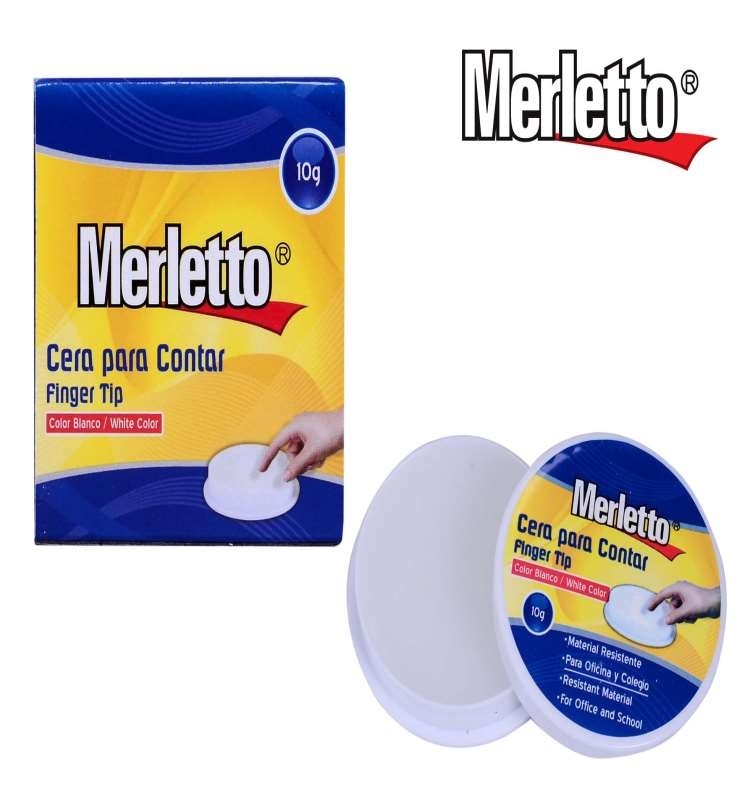 CERA PARA CONTAR / COLOR BLANCO / CANTID. 10G / MARCA MERLETTO