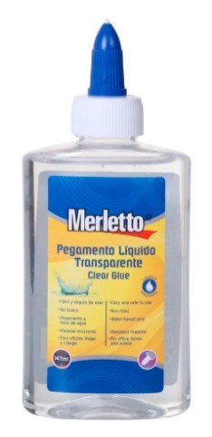 PEGAMENTO LIQUIDO TRANSPARENTE / CONTEN. 147ML / MARCA MERLETTO