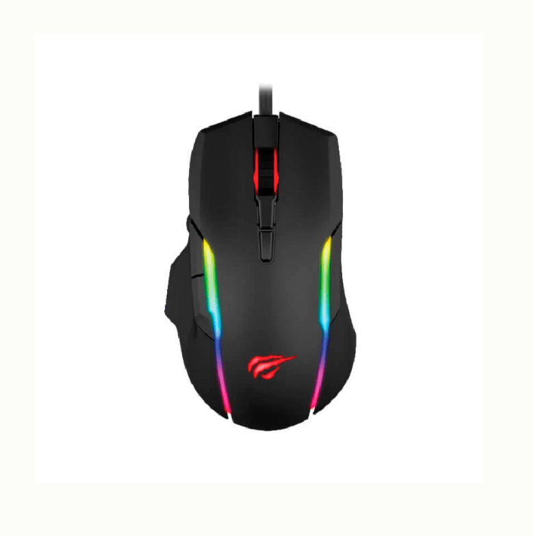 MOUSE GAMER | PUERTO USB | 7 TECLAS | RESOLUCION 800-1600-2400-3200-4000-4800DPI | CABLE 1600 mm | MARCA HAVIT | SERIE GAME NOTE | MODELO MS1012A