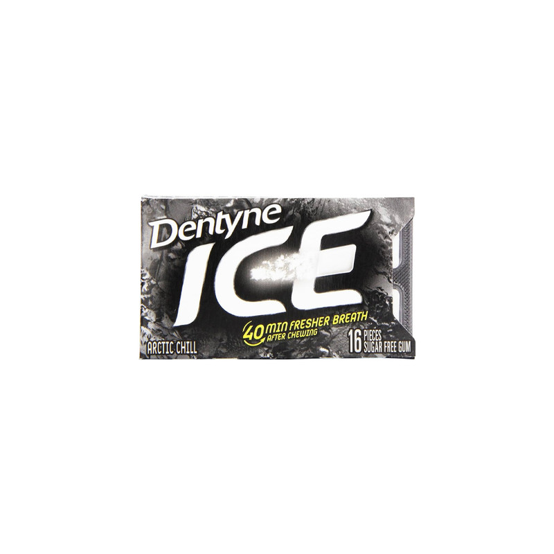 GOMA DE MASCAR / SIN AZUCAR / MARCA DENTYNE ICE / SABOR ARCTIC CHILL / UNIDAD