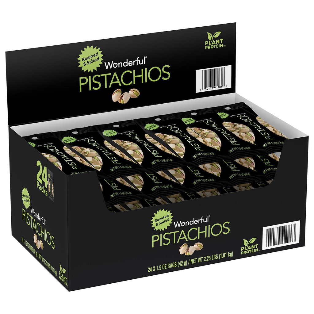 PISTACHOS SALADOS Y TOSTADOS / MARCA WONDERFUL / UNIDAD