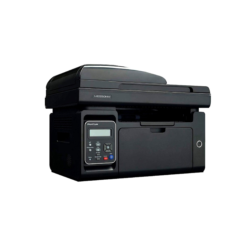 MULTIFUNCIONAL MONOCROMATICA LASER (COPIADORA, ESCANER E IMPRESORA) / VELOCIDAD DE IMPRESION: 23PPM / VELOCIDAD DE COPIADO: 23PPM / RESOLUCION MAX. IMPRESION: 1200X1200PPP / ESCANEO A COLOR / TIPO DE ESCANEO: PLANO+ADF / BANDEJA DE ENTRADA 150 PAGINAS / CONECTIVIDAD USB 2.0; WIFI 2.4GHZ / PROCESADOR 600MHZ, MEMORIA 128MB / CARTUCHO DE TONER: SERIE P(A/B/C)-211 / CAPACIDAD DE TONER 1600 PáGINAS / MARCA PANTUM / MODELO N6550NW