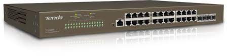 SWITCH DE ESCRITORIO CON 24 PUERTOS 10/100 /1000MBPS Y 4 PUERTOS 1000MBPS BASEX SFP / SWITCH ADMINISTRABLE CAPA 3 / CAPACIDAD DE CONMUTACIóN: 56GBPS / VELOCIDAD DE REENVíO DE PAQUETES: 41.7MBPS / BUFFER: 12MB / CAJA DE ACERO / MARCA TENDA