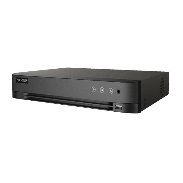 DVR ACUSENSE TURBO HD 8 CANALES (FORMATO: AHD, TVI, CVI, CVBS Y CáMARAS IP) // RESOLUCIóN: 4MP LITE@15FPS; 1080P LITE@25FPS // ENTRADAS DE CáMARA IP 2/10 CANALES (HASTA 6 MP) // DETECCIóN DE MOVIMIENTO 2.0 Y PROTECCIóN PERIMETRAL // ENTRADA DE AUDIO DE 1 CANAL/SALIDA DE AUDIO DE 1 CANAL // 2 PUERTOS USB // 1 INTERFAZ SATA DE HASTA 10TB // DISCO DURO NO INCLUIDO // HECHO EN CHINA // MARCA HIKVISION