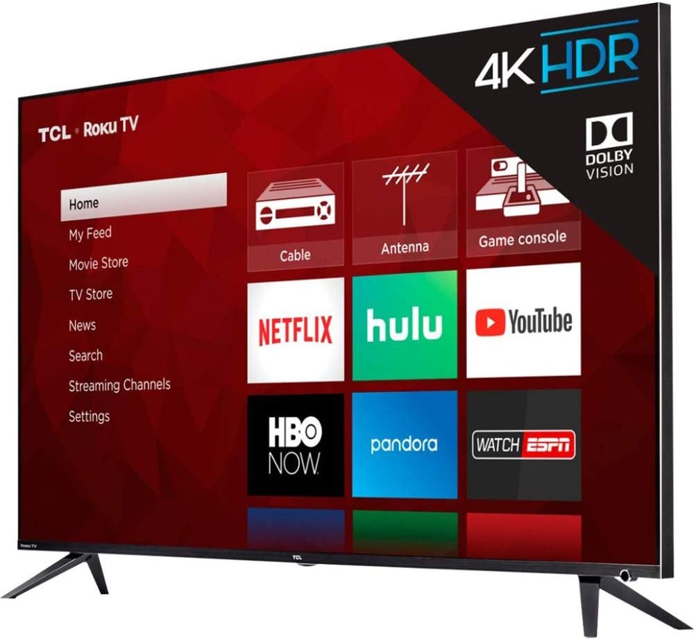 TELEVISOR INTELIGENTE 65" LED / RESOLUCION 4K HDR / ROKU TV / RELACION DE ASPECTO 16:9 / CONTROL DE VOZ REMOTA / AUDIO 2X8W / CON WIFI / 4 HDMI, 1 USB, 1 OPTICO, 1 ETHERNET RJ45, 1 3.5 MM AUDIO OUT / MONTAJE DE PARED M6 VESA 300X300 / MARCA TCL / MODELO 65R635