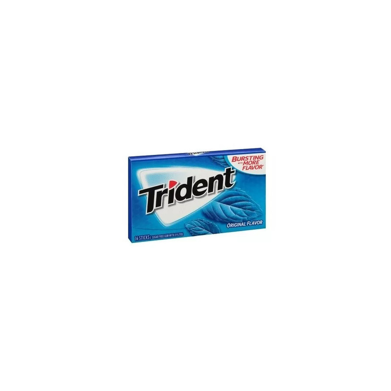 GOMA DE MASCAR / SABOR ORIGINAL / LIBRE DE AZUCAR / MARCA TRIDENT / UNIDAD