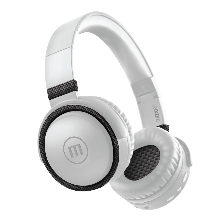 AUDIFONOS INALAMBRICOS COMPLETOS CON MICROFONO Y BLUETOOTH / MARCA MAXELL / MODELO HP-BTB52 BLANCO