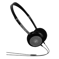 AUDIFONOS ULTRA LIVIANOS CON ALMOHADILLAS DE ESPUMA Y MICROFONO, PUERTO JACK 3.5MM / MARCA MAXELL / MODELO HP-200 NEGRO