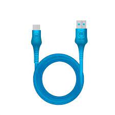 CABLE USB A USB TIPO C, 4 PIES (1.2 m)  / MARCA MAXELL / MODELO JELLEEZ COLOR AZUL