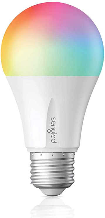 BOMBILLO INTELIGENTE / 9W A19 E26 800 LUMENS MULTICOLOR / CONECTIVIDAD VIA BLUETOOTH / FUNCIONA EXCLUSIVAMENTE CON DISPOSITIVO AMAZON ECHO DOT / MARCA SENGLED / MODELO ‎B11-N1EW