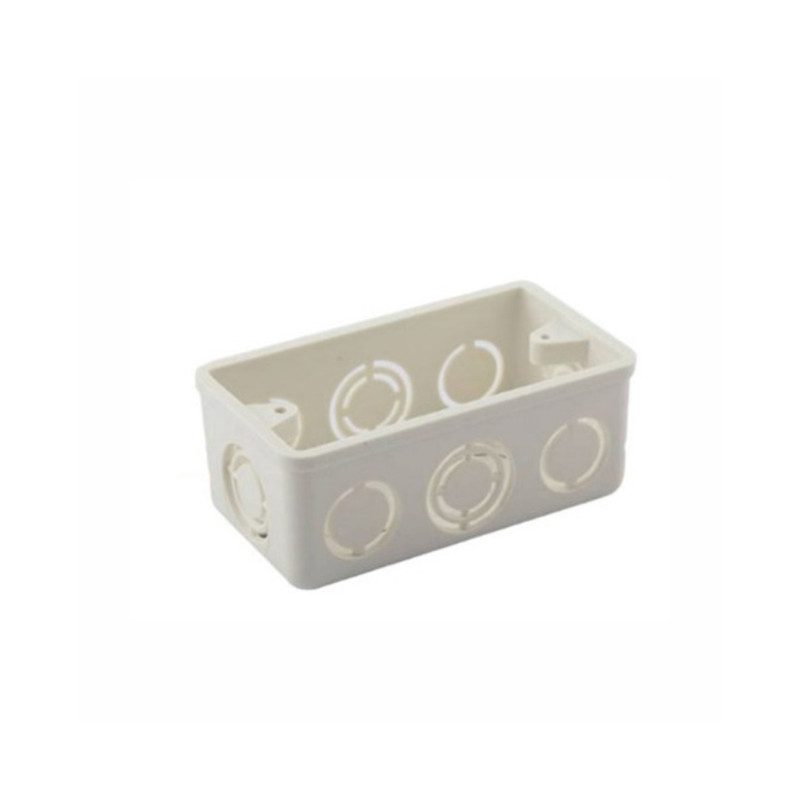 CAJETIN DE PVC // MEDIDA 4 X 2 // COLOR BLANCO // SUPERFICIAL // MARCA PAVCO