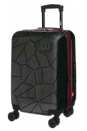 MALETA VIAJERA PEQUEÑA / 20 PULGADAS / DIMENSIONES: 57X37X22 CM / CAPACIDAD DE 10 KG / CORREAS ELASTICAS | RUEDAS ROTATIVAS 360 GRADOS | INCLUYE CANDADO | MARCA WILSON / COLOR NEGRO