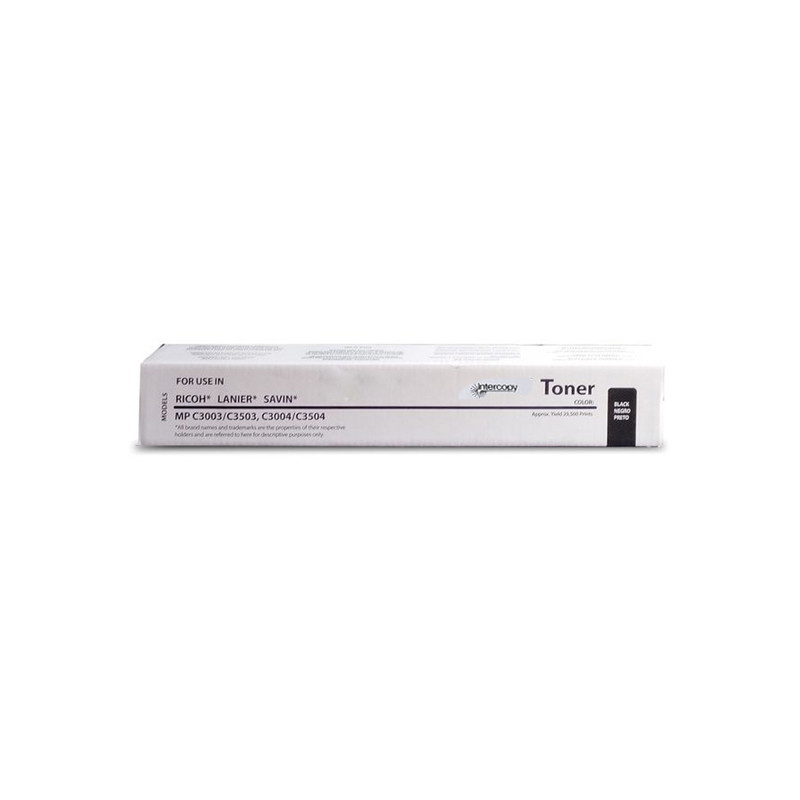 TONER RICOH MPC 4503/4504/5503/6003/6004  / COLOR NEGRO / MARCA INTERCOPY