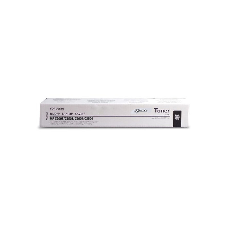 TONER RICOH MPC2003 / 2503 / 2504 / 2504EX / COLOR NEGRO / MARCA INTERCOPY