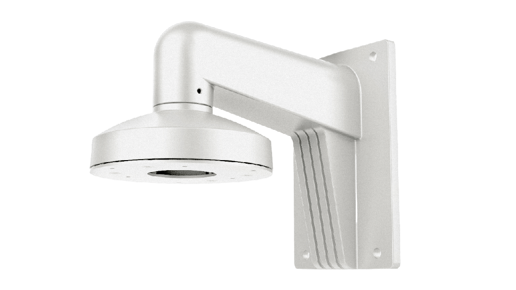 SOPORTE DE PARED PARA CAMARAS TORRETA / COMPATIBLE CON DS-2CD23: DS-2CD2342WD-I, DS-2CD2332-I, DS-2CD2312-I, DS-2CD2322WD-I, CMIP3042, CMIP1142, CMIP3022, DS-2CE56D5T-VFITVFIT. 3, DS-2. CE56D1T-VFIR3, DS-2CE56C2T-VFIR3, DS-2CE56D1T-IR3Z, DS-2CE56D5T-IR3Z / ALEACION DE LUMINIO / MODELO DS-1273ZJ-130-TRL / MARCA HIKVISION