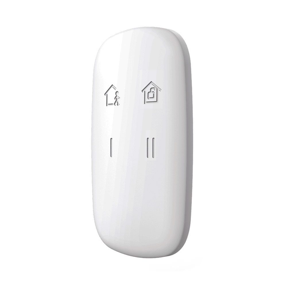 CONTROL REMOTO INALAMBRICO PARA PANEL DE ALARMA AX PRO // ARMADO EN CASA, ARMADO TOTAL Y DESARMADO // FRECUENCIA RF: 433MHZ // SE COMUNICA HASTA 500 METROS (EN AREAS ABIERTAS) // TIPO DE BATERíA 1XCR2032 // CON LED INDICADOR // HECHO EN CHINA // MARCA HIKVISION