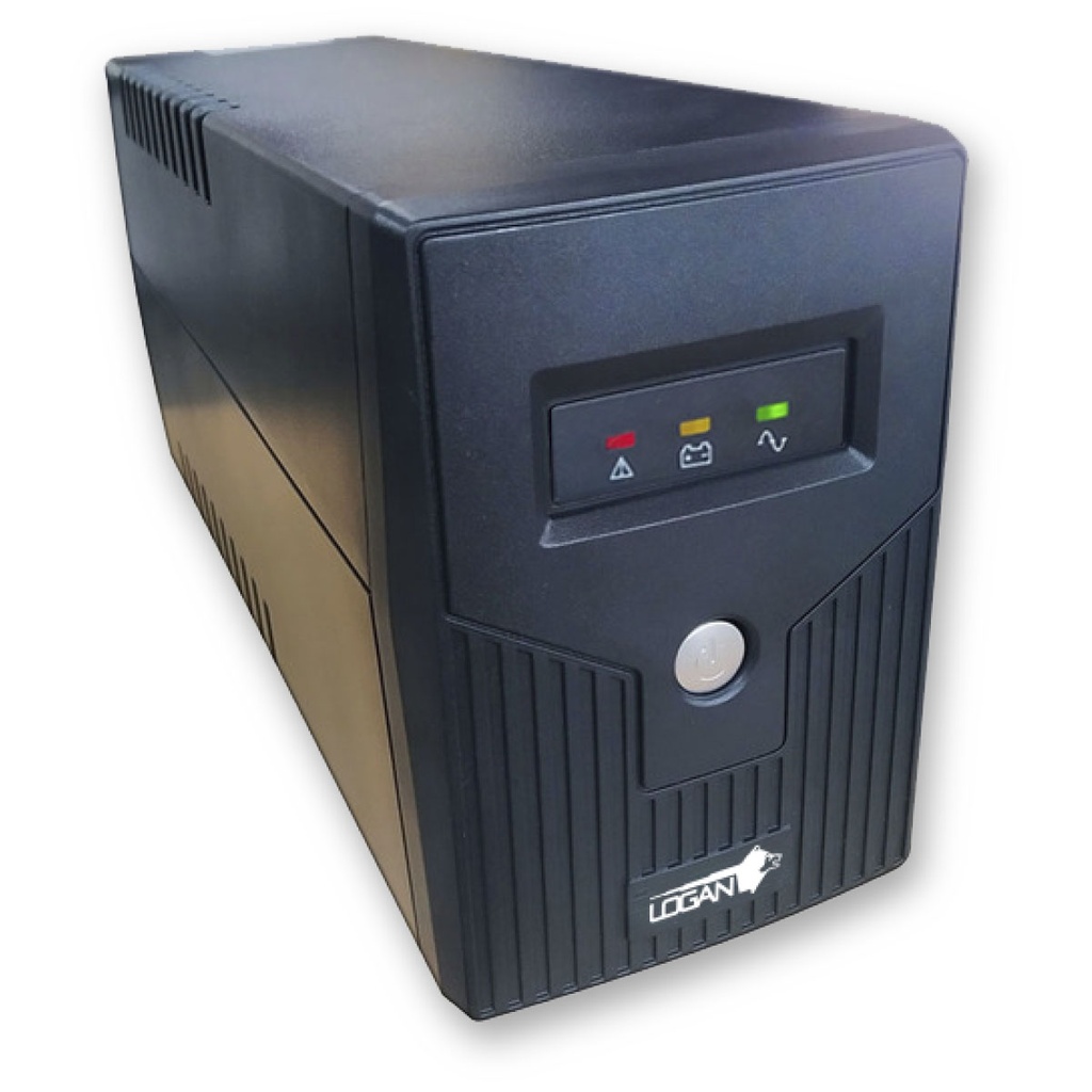 UPS INTERACTIVO | 1000VA DE CAPACIDAD | 480 WATTS | INDICADORES LED | ENTRADA 120V-60HZ | 4 TOMACORRIENTES NEMA 5-15R | 1 BATERIA 9AH | PROTECCIÓN SOBRE CARGA DE VOLTAJE | MARCA LOGAN
