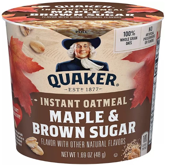 AVENA INSTANTANEA EXPRESS / MAPLE Y AZUCAR MORENA / 48 G / MARCA QUAKER