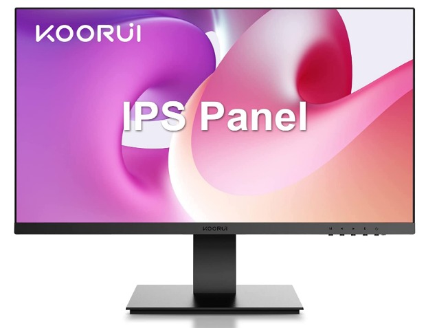 MONITOR 24” / LED IPS FHD 1080P / BISEL ULTRA FINO / 75HZ / ÁNGULO DE VISIÓN DE 178° / TECNOLOGÍA ADAPTIVE SYNC / PUERTO HDMI / PUERTO VGA / MARCA KOORUI