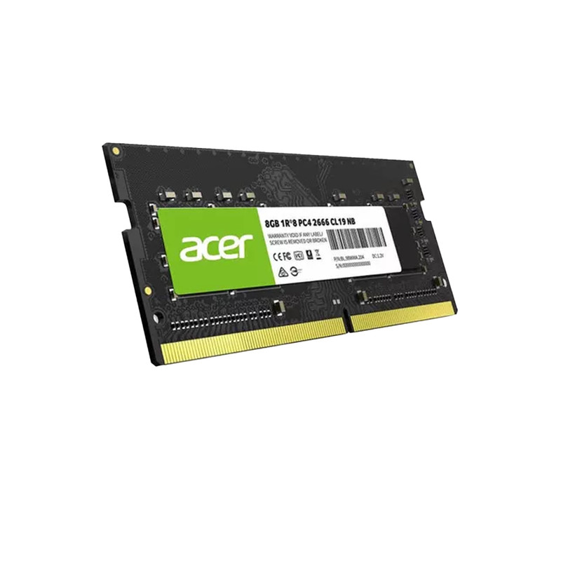 MEMORIA RAM 8GB / DDR4 / SO-DIMM / 1.2 V / PC4 2666 MHz CL19 NB / MARCA ACER / MODELO SD100