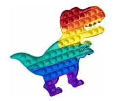 JUGUETE POP IT ANTI ESTRES / FORMA DE DINOSAURIO