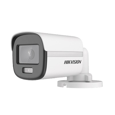 CÁMARA COLORVU MINI BULLET 2MPX | LENTE DE 2.8 MM | VISIÓN NOCTURNA INTELIGENTE A TODO COLOR CON LUZ BLANCA HASTA 20 M | REDUCCIÓN DE RUIDO 3D DNR Y 2D DNR | IP67 CARCASA DE METAL RESISTENTE A LA INTEMPERIE | TVI/AHD/CVI/CVBS CONMUTABLE | MODELO DS-2CE10DF0T-F | MARCA HIKVISION